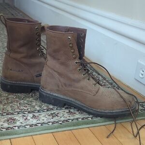 Ariat Men's Rugged Tan Lace-Up Boots